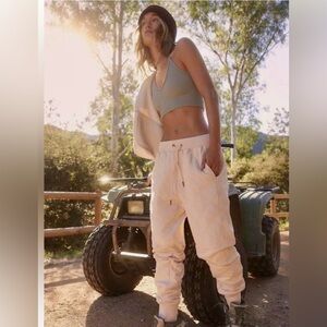 Free People FP movement countdown quilted pants XS